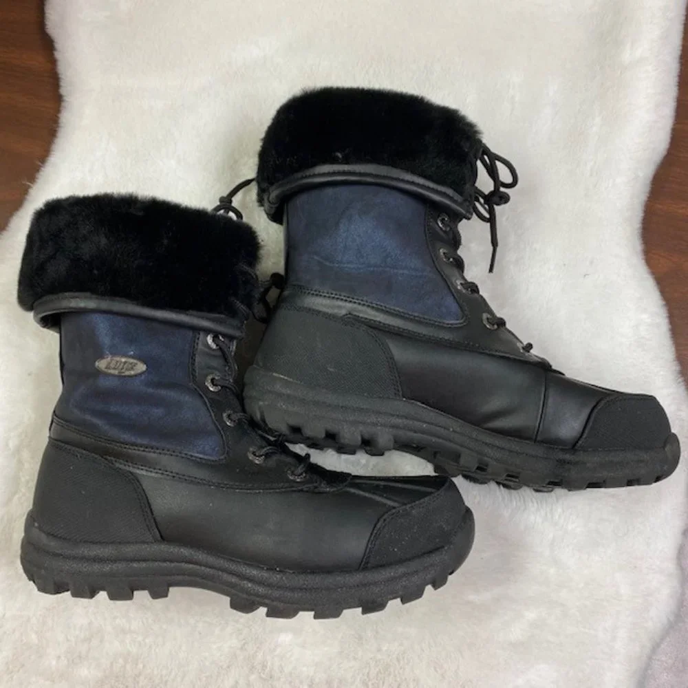 Lugz Womens Tambora Water Resistant Flat‎ Heel Winter Boots, size 8.5